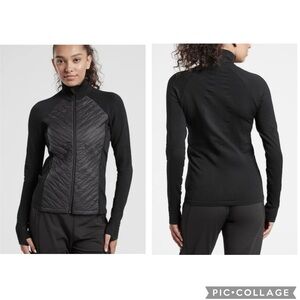 Athleta Flurry Force Insulated PrimaLoft Jacket 2.0 In Black